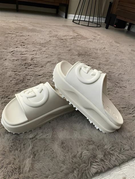 gucci slides men dhgate|Gucci platform slides.